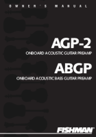 Fender Fishman-AGP-2-ABGP - Owners Manual